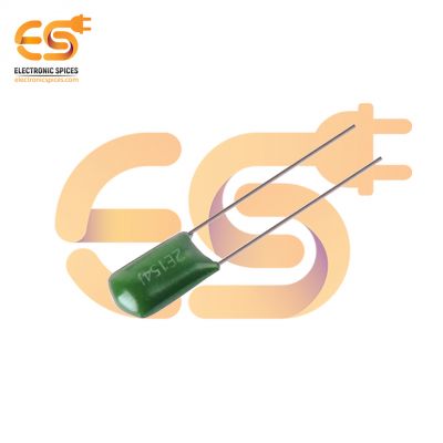 0.15μF 2E154J 250V CL11 Polyester Film Capacitor Pack of 10