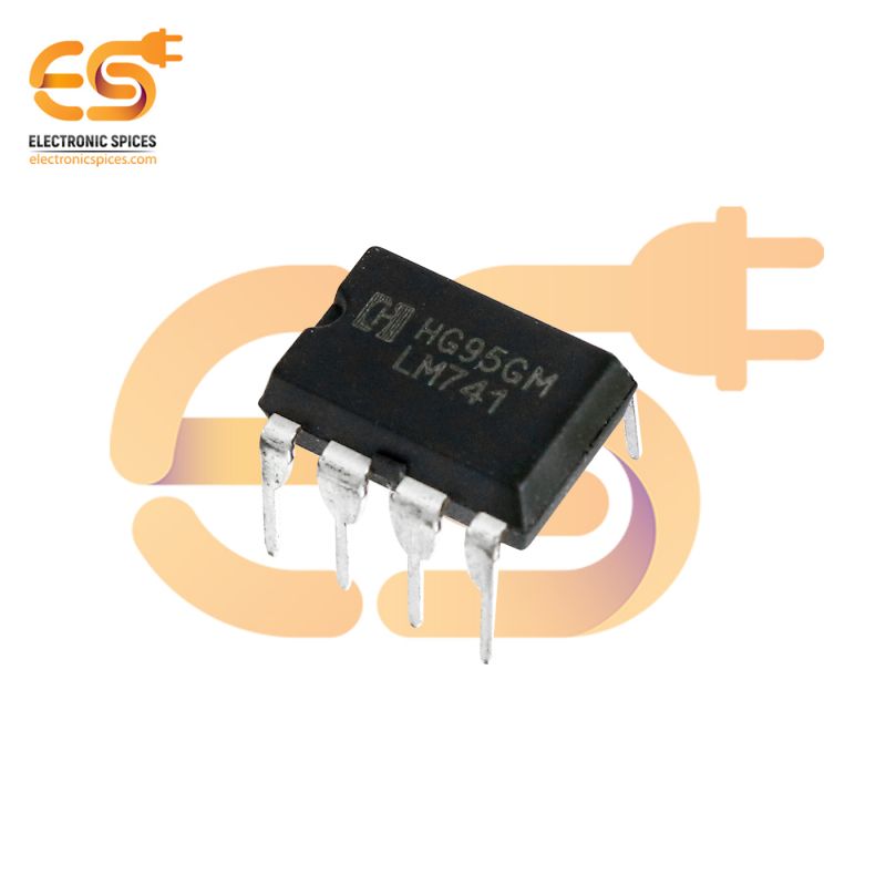 LM741 Operational amplifier 8 pin IC pack of 2pcs
