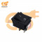 KCD4 15A to 30A 250V black color 4 pin DPDT heavy duty plastic rocker switch pack of 2pcs
