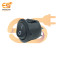 KCD1 T125 6A 250V AC Round black color 2 pin SPST small plastic rocker switches pack of 10pcs