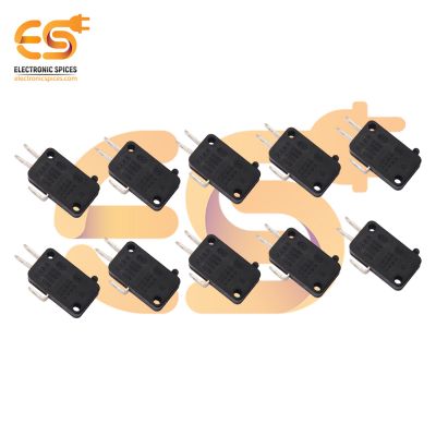 KW7 16A 250V SPCO black color plastic switches pack of 10pcs