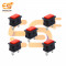 SPST momentary heavy duty rectangle shape Push button switch pack of 5pcs