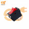 KCD 002 6A 250V AC 2 pin SPST red color mini plastic rocker switch pack of 5pcs