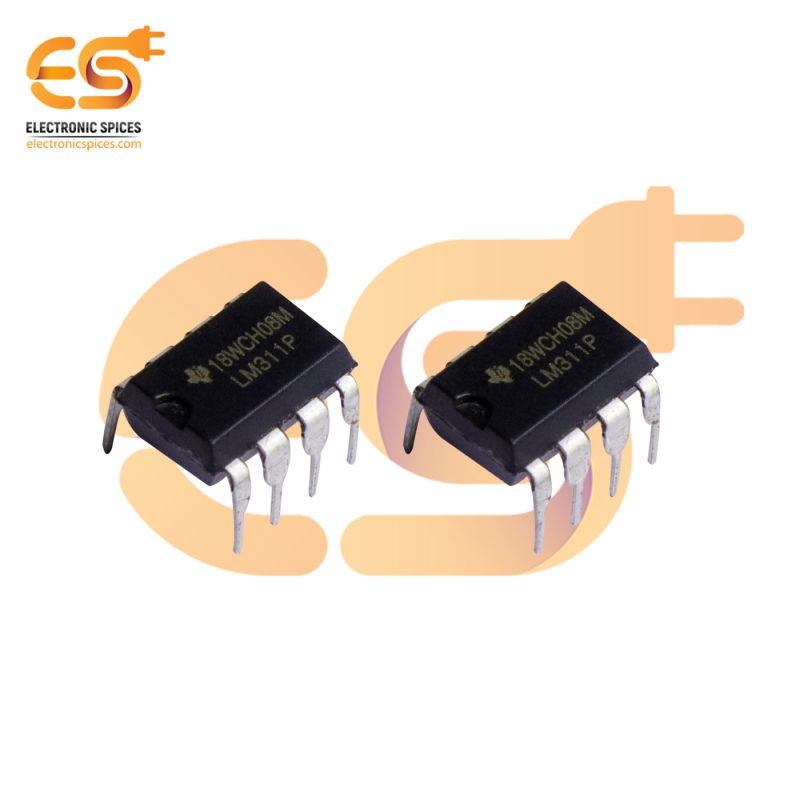 LM311 Differential comparator op-amp DIP 8 pin IC pack of 2pcs