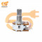 50K dual gang rotary potentiometer round shaft handle 6 pin pack of 2pcs