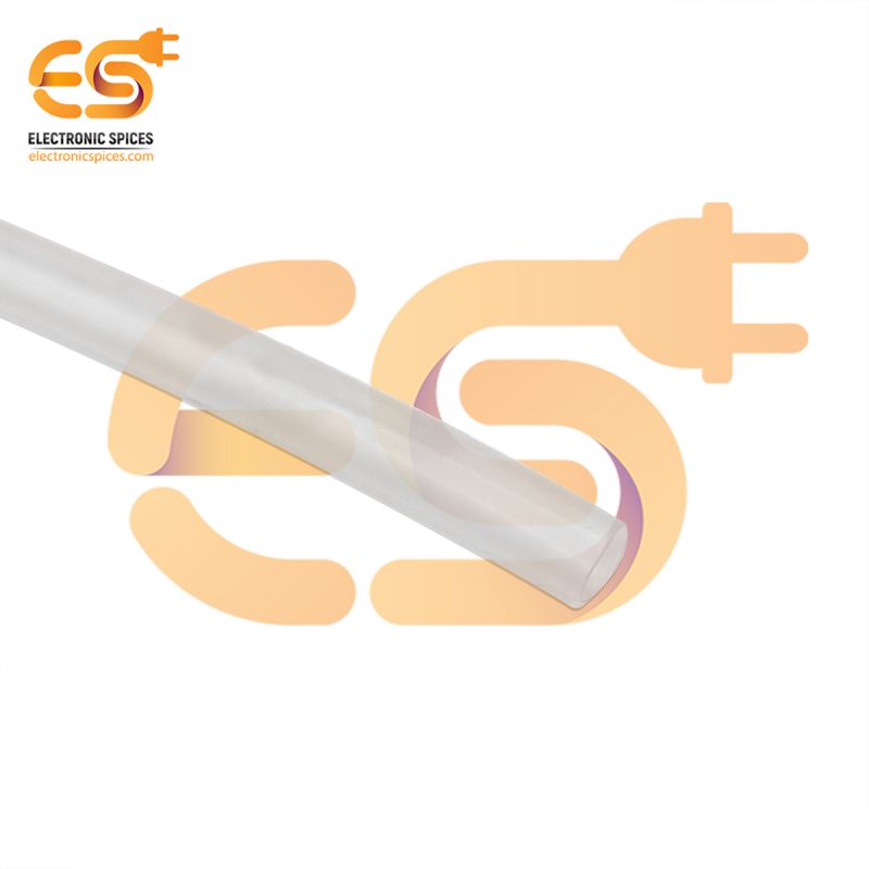 10mm Transparent polyolefin heat shrink tube pack of 5 meter