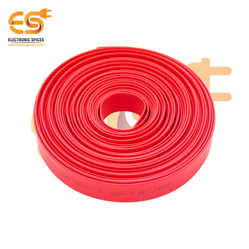10mm Red color polyolefin heat shrink tube's pack of 50 meter