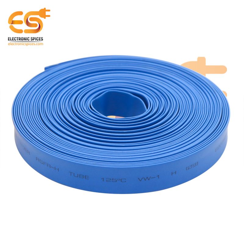 9mm Blue color polyolefin heat shrink tubes box of 100 meter