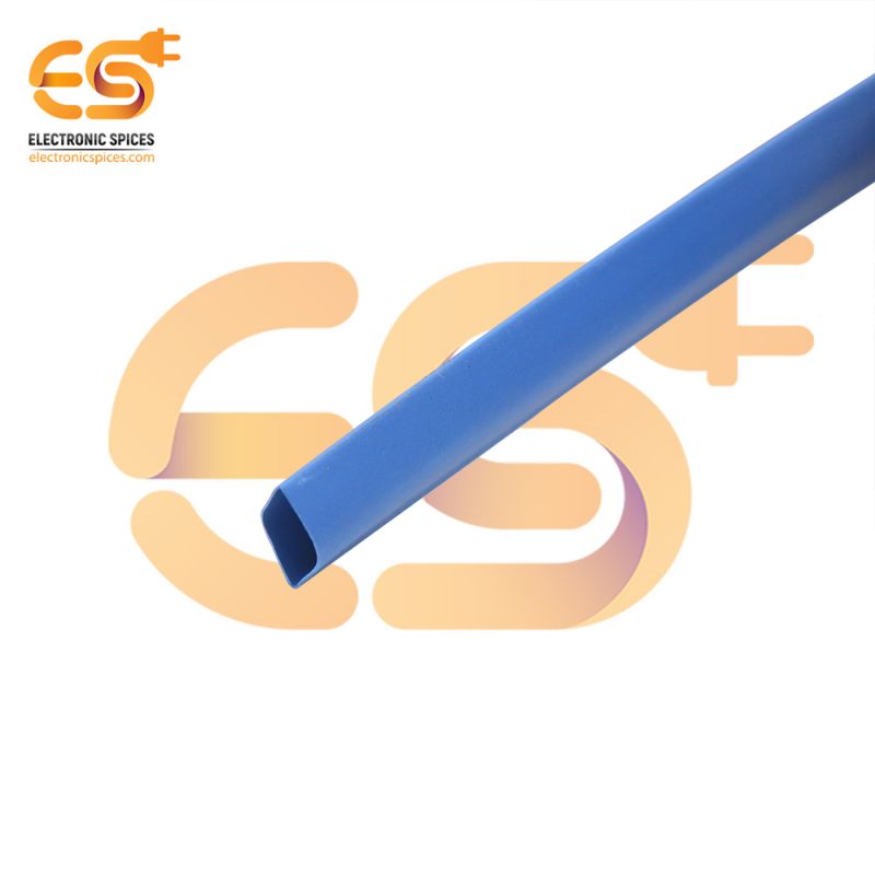 9mm Blue color polyolefin heat shrink tube pack of 5 meter