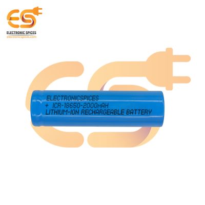 2000mAh Rechargeable Lithium-ion cell battery