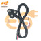 240V 6A 3 Pin Power Cable Cord, 1 meter approx. Black Colour