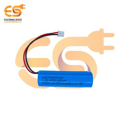 1800mAh Rechargeable Battery Lithium-ion with Wires and JST Connector Without BMS