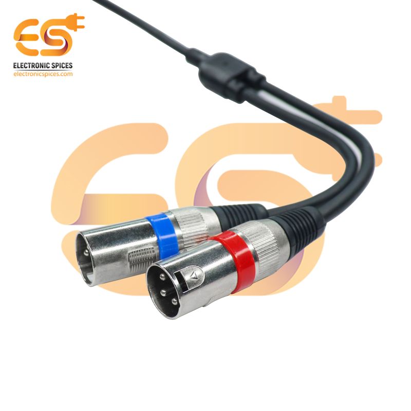 3 Pin Xlr Female Jack To Dual Xlr Plug Y Splitter Cable 7747