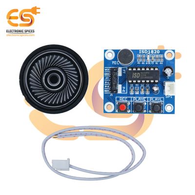 ISD1820 Recording Module Voice Board With On Board Mic and Loud Speaker