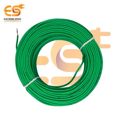 PVC Insulated Flame Retardant Wires 0.75sq/mm 60m (Green)