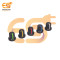 25 Pcs Shaft Volume Control Plastic Potentiometer knob Rotary switch caps (5Pcs Each)