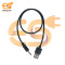 USB Cable Charger 3.5mm Male Plug Pin For Rechargeable Headlamp Flashlight