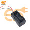 AA 4 cells Battery holder hard plastic case with wire pack of 1 (1.5V x 4 cells = 6Volt)
