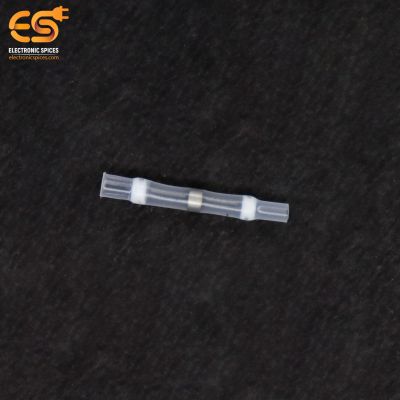 SST-S11 Tin Ring Shrinkable Terminal Nylon Tube White Colour 100pcs