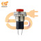 10mm Panel Mount Momentary Push Button Switch Red Color Pack of 5