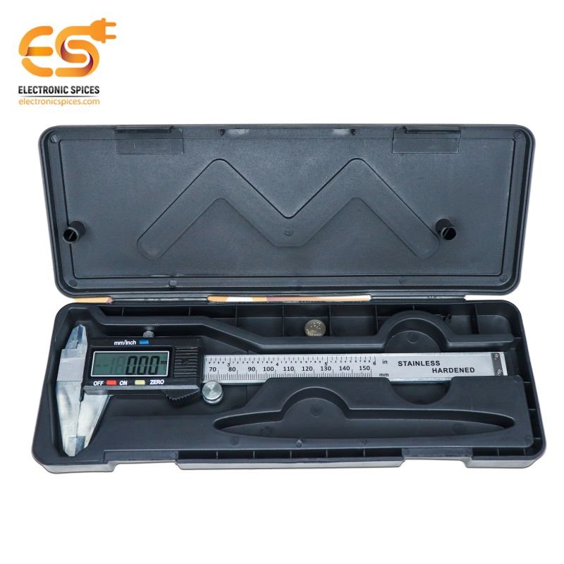 Digital Scale (Caliper) With a 6-inch LCD Display, Inch and Millimeter ...