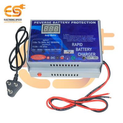 SMPS Rapid Battery Charger, Input Voltage: 265 V/Ac, Output Voltage: 13.8V, 100Ah