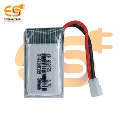 500mAh 3.7V Rechargeable Replacement Battery