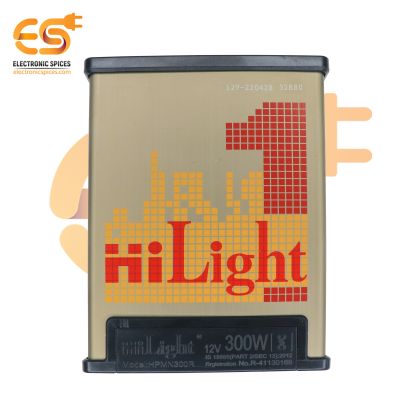 12V-300W Hi Light Rain Proof LED  Power Supply, For Outdoor Light