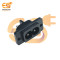 250V 2 Pin panel mount male inlet module power supply socket Pack of 5