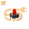 6 x 6 x 7.5mm Red color tactile momentary push button switches pack of 200pcs