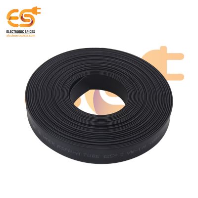 9mm Black color polyolefin heat shrink tube pack of 5 meter