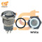 19 mm 12-24V Ring Light Push Button Horn type Metal Switch with White Indicator