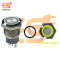 16 mm 12-24V Ring Light Push Button Self Lock Metal Switch with Yellow Indicator