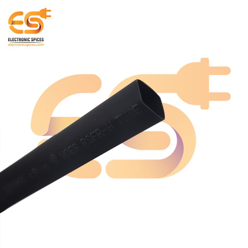 9mm Black color polyolefin heat shrink tube's pack of 50 meter