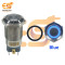 12 mm 12-24V Ring Light Push Button Self Lock Metal Switch with Blue indicator