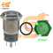 16 mm 12-24V Ring Light Push Button Horn type Metal Switch with Green Indicator