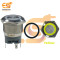 22 mm 12-24V Ring Light Push Button Metal Self Lock Switch with Yellow Indicator