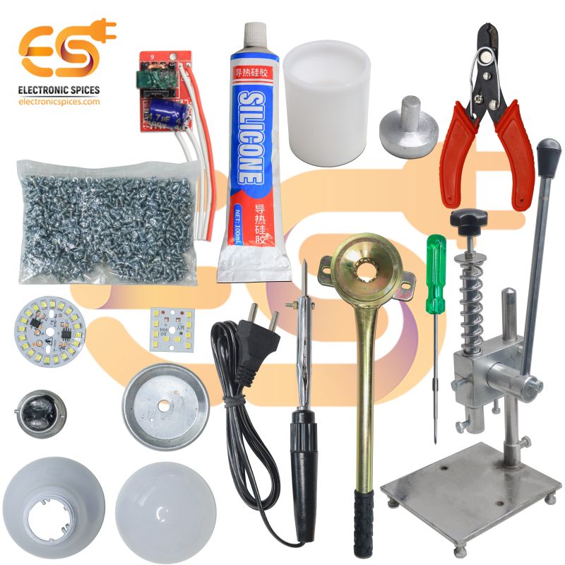 Micro LED Bulb Making Machine Tool kit Combo for Raw Material