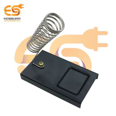 Metal Base Soldering Iron Stand with Spring Holder