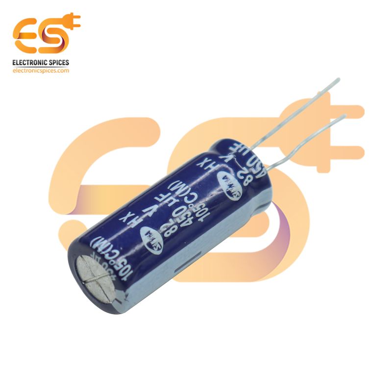ZCERA 450V82UF 18x30mm aluminium elektrolytische condensator 82uf 450v 450v82mfd 450v82mf 82mf450v 82mf 82MFD 450Volt 450wv 450vdc 450v 82uf (maat : 450v15uf f 10x10 7 10 stuks