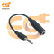 2.5mm Male to3.5mm Female Stereo  Headphone Jack Audio Extender Cable