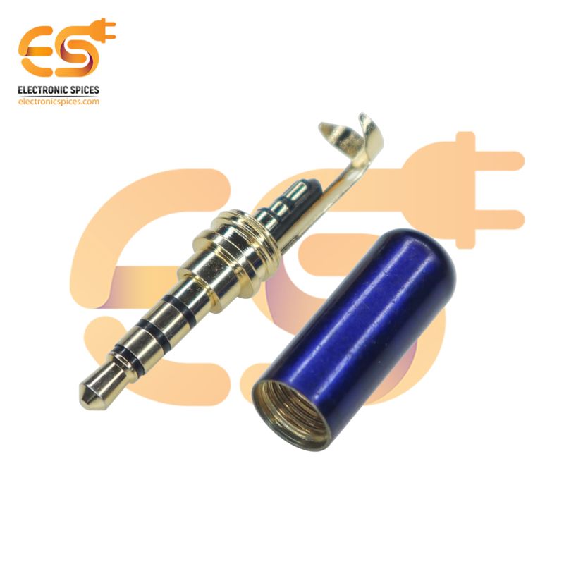 Buy Electronic Spices 3.5mm Headphone Jack Plug for DIY Stereo Headset