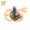 10K Rotary potentiometer 14mm long round shaft handle 3 pin pack of 5pcs