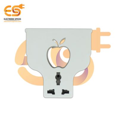 230V 6A Mobile Charging Stand with 3-pin Socket Plug Holder Stand (White)