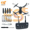 E88 RC Drone with 4K HD Camera WiFi Live Video with Storage Bag and Battery Educational DIY Science Model Kit DIY Stem Kit (Black)