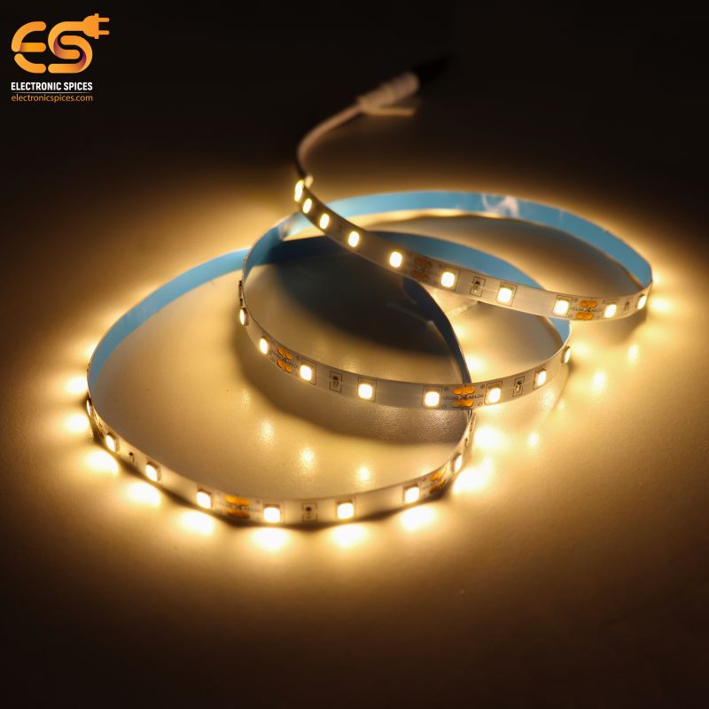 Buy DC Amber Color 40-40 SMD LED Strip | 1 Meter | Electronic Spices