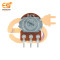 47K Rotary potentiometer round shaft handle 3 pin pack of 2