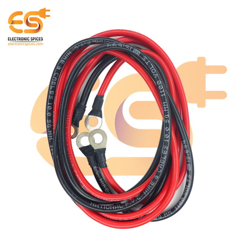 Power Inverter Battery Cables For 10-8 To 10-8 Lugs - 1m