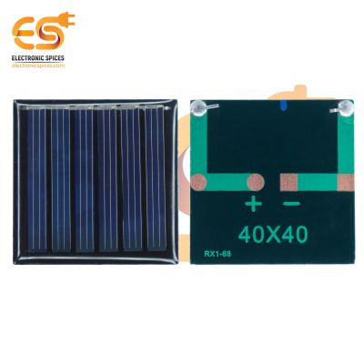40mm x 40mm 3V 40mAh square shape polycrystalline mini epoxy solar panel