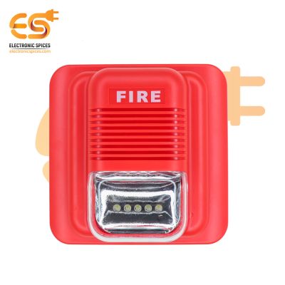 Strobe Siren System DC12V/24V with Three Different Tones Sound and Light Alarms